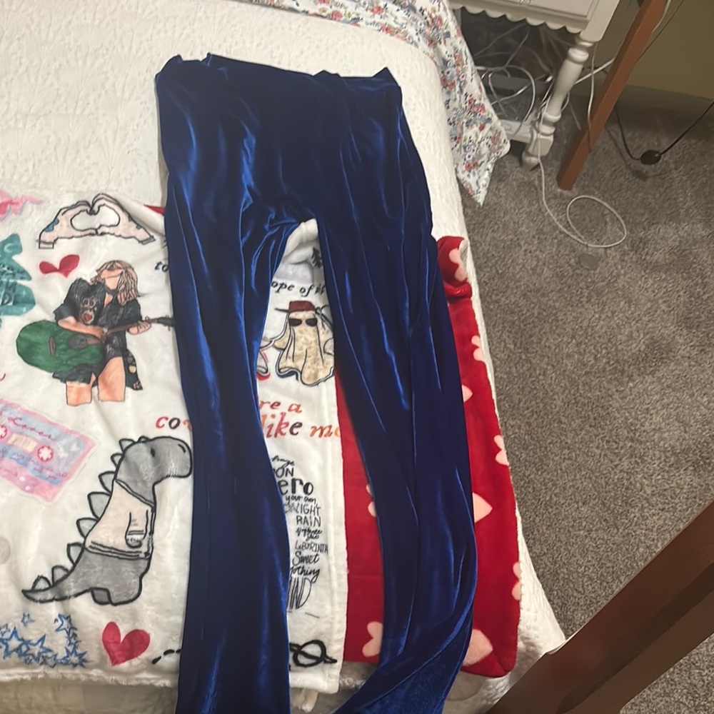 Blue Velvet Kids Leggings
